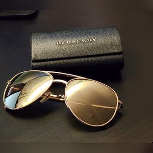 Burberry Folding Aviators w/Custom Polarized Lenses